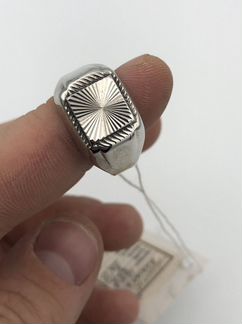 Новая серебряная печатка