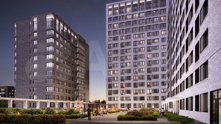 1-к апартаменты, 43.6 м², 2/29 эт.