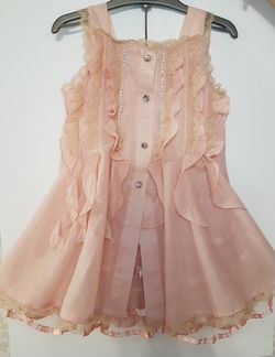 Платье на девочку р.86-92 (1-2года)