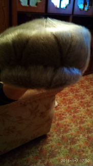 Шапка из меха морского тюленя