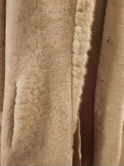 Шуба мутоновая с капюшоном