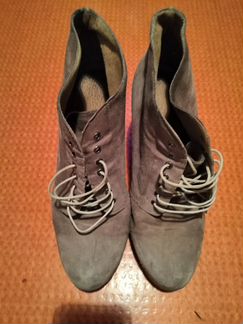 Ботильоны, натуральная замша р-р 41