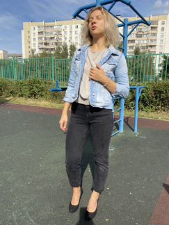 Джинсовая куртка женская