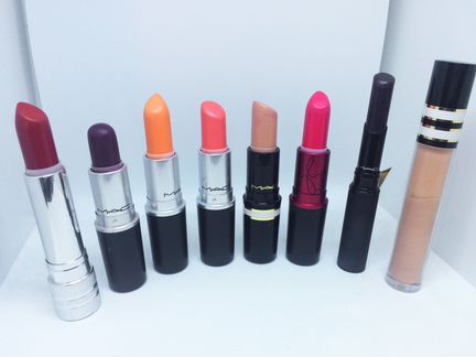 Помады mac, artdeco, inglot