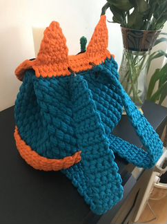 Рюкзак вязанный