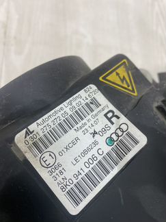 Правая фара Audi A4 b8 дефект