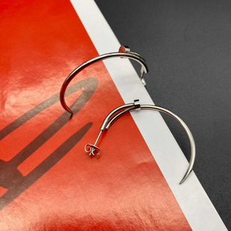 Серьги cartier гвоздь