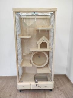 Витрина-клетка для шиншилл, белки, бурундука, дегу