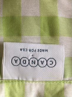 Блузка летняя в клетку зеленая