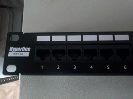Патч-панель Hyperline 24 порта