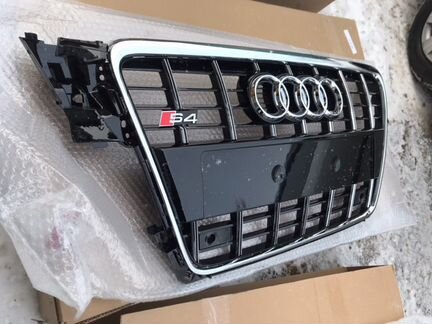 Решетка Audi A4 S4 2007-2011 хром арт.12