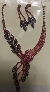 Колье серьги