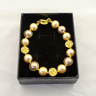 Браслет жемчуг майорика