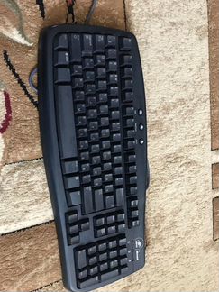 Клавиатура microsoft basic keyboard 1.0a PS/2 черн