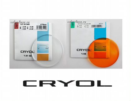 Линзы в оправу для чтения или дали cryol, Корея