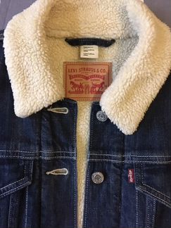 Куртка джинсовая с мехом Levi’s