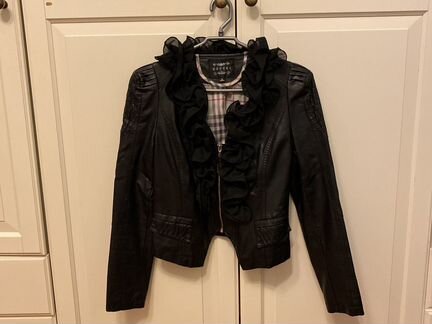 Куртка женская из кожзама