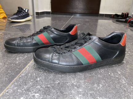 Кожаные кеды Gucci Ace (оригинал)