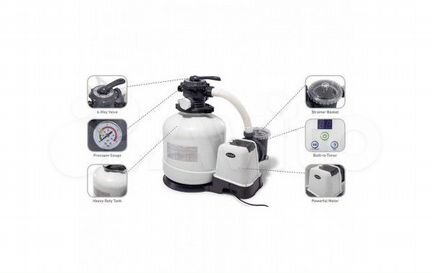 Песочный фильтр для бассейна 12000л/ч