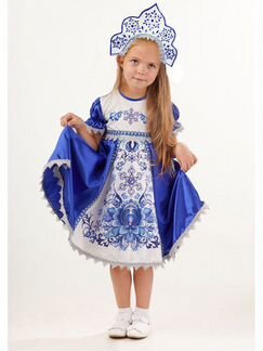 Карнавальный костюм Снегурочка 122-128