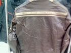 Мужская кожаная мото куртка MCP Hemet коричневая объявление продам