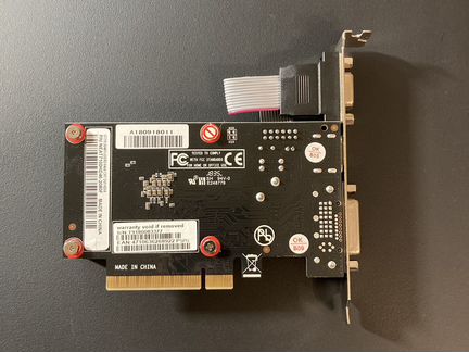 Видеокарта gt710 Palit