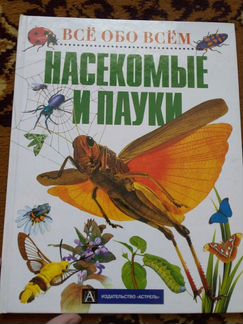 Книга насекомые и пауки