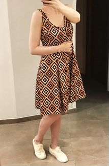 Платье Prada шелк+шерсть 48 размер