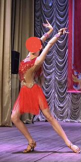 Платье для бальных танцев латина ю2