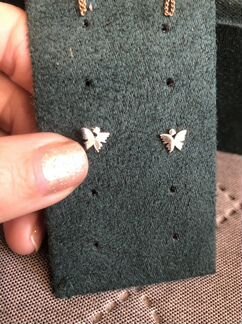 Серьги серебро