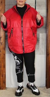 Стильн.,яркая эффектная куртка р.48-56