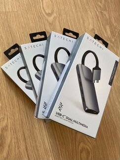 Adapter Satechi Type-C Dual Новый Оригинал
