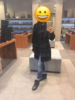 Норковая куртка на молнии