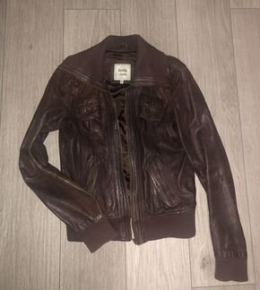 Куртка кожаная Bershka