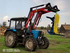 Трактор Беларус мтз 82.1 балочный кун harvest 1200