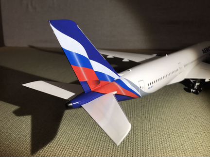 Модель самолёта Airbus A350 Аэрофлот Aeroflot