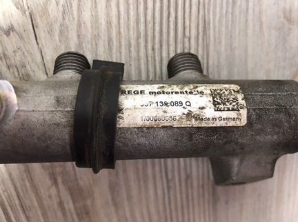 Топливная рампа левая Vw Touareg 7P 4 2010-2018