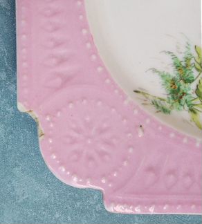 Две квадратные тарелочки, Гарднер, конец XIX века