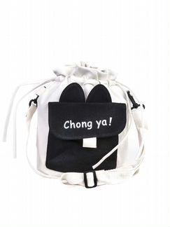 Холщовая сумка на плечо