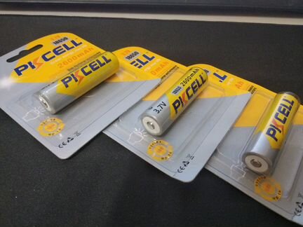 AA PKcell 2000 mAh, AAA 1000mAh, 18650 2600 mAh