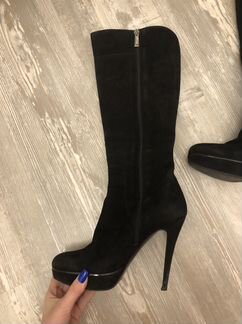 Сапоги замшевые 38 размер