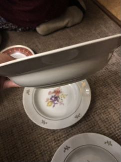 Тарелка для супа 4 шт СССР