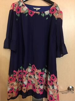 Платье из шифона (легкое струящееся) 58 р-р насыще