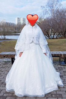Шуба свадебная