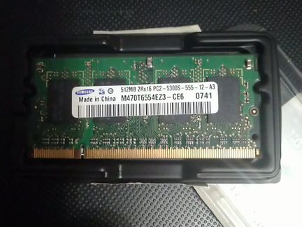 Оперативная память SO-dimmsamsung M470T6554EZ3-CE6
