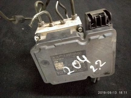 Блок ABS-ABR Mercedes W204 рестайлинг