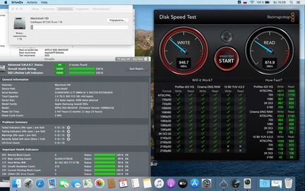 Оригинальный SSD Apple 1TB для MacBook Pro и iMac