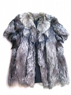 Полушубок чернобурка