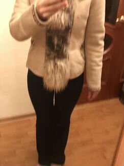 Модная дубленка