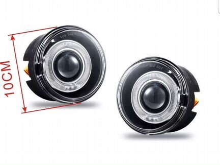 Противотуманки с Led английскими глазками